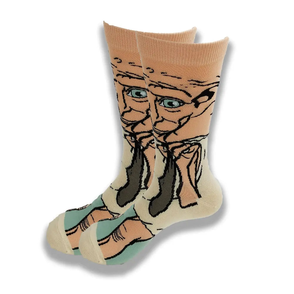 Lustige Socken mit Cartoon-Anime-Print – Personalisierter atmungsaktiver Baumwoll-Hip-Hop-Stil für Männer und Frauen