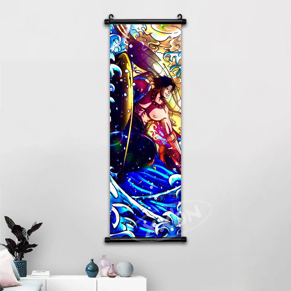 One Piece Anime Wall Art Interior Canvas Prints Zoro Painting Luffy Gear 5 Poster