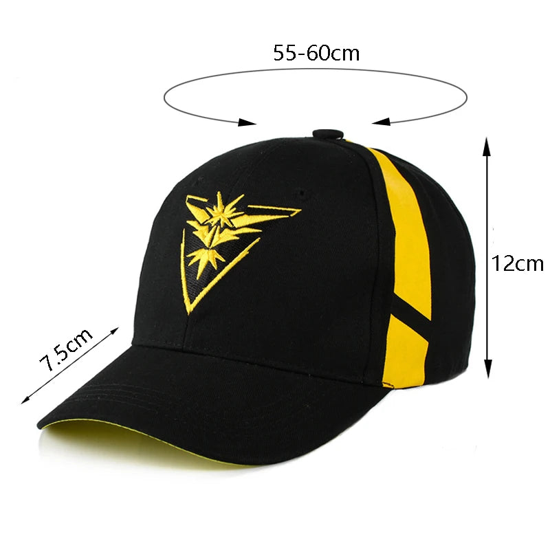 Pokémon Pikachu Adjustable Baseball Cap – Anime Hip Hop Hat Gift