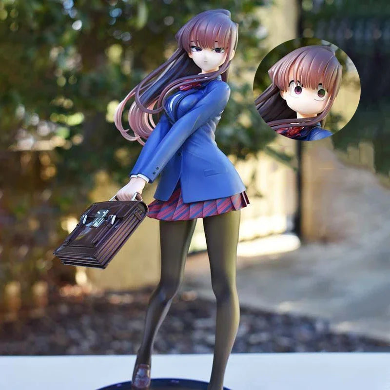 Anime Cute Komi San Figure Model School Uniform Action Figure Nendoroid