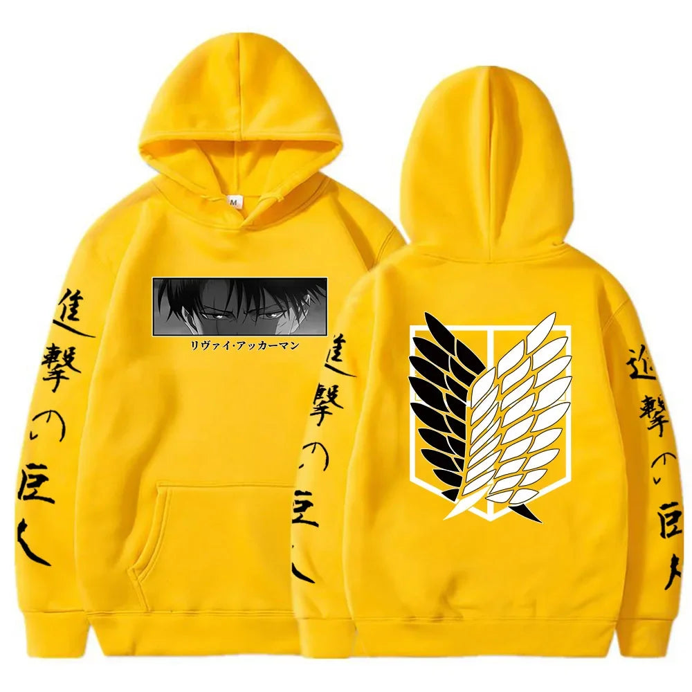 Attack on Titan Anime Hoodie mit Reißverschluss – Europäischer und amerikanischer Sportmantel, Rollenspielkleid für Herren