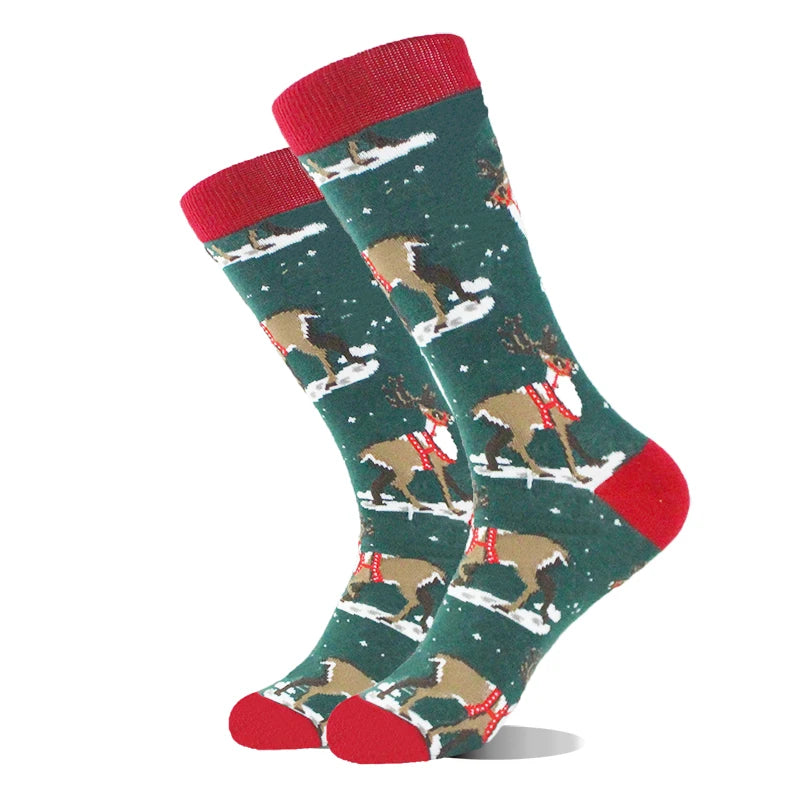 Chaussettes pour hommes Dinosaure Astronaute Planète Crew Harajuku