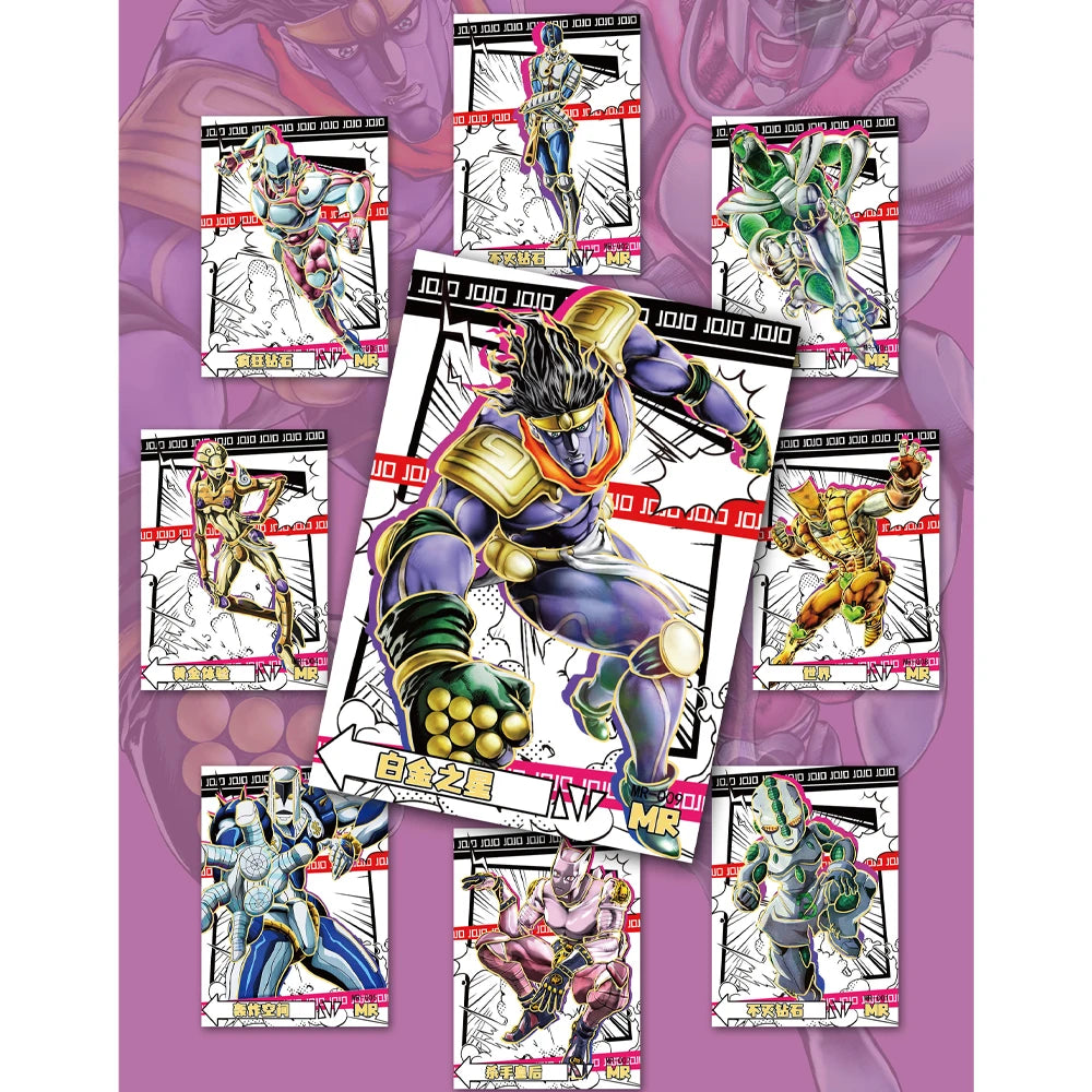 JoJo's Bizarre Adventure Rare Character Cards - Anime Collectibles & Hobby Game Set
