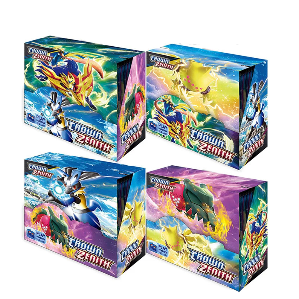 324/360 PCS Pokemon Karten 151 Surging Sparks Stellar Crown Deck Box Pikachu Englisch Karte Spielzeug