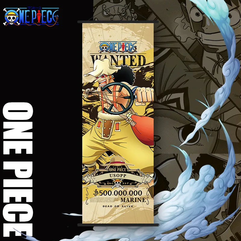 Bandai One Piece Poster Wallpaper Decoration Scroll Poster 25*70cm