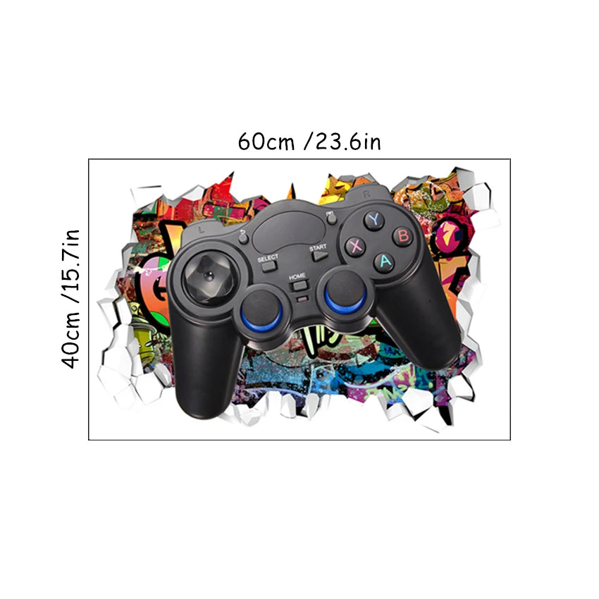 Coole 3D-Wandaufkleber mit Anime-Motiv, Vinyl, für Kinder, Dekoration