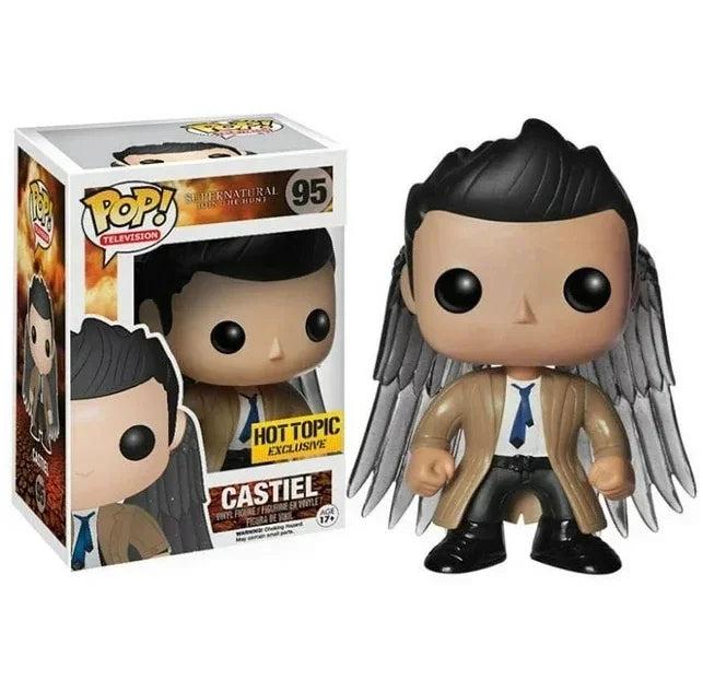 Funko POP TV Supernatural Figures - Sam, Dean, Castiel & Crowley | Hot Topic Exclusive Vinyl Collectibles