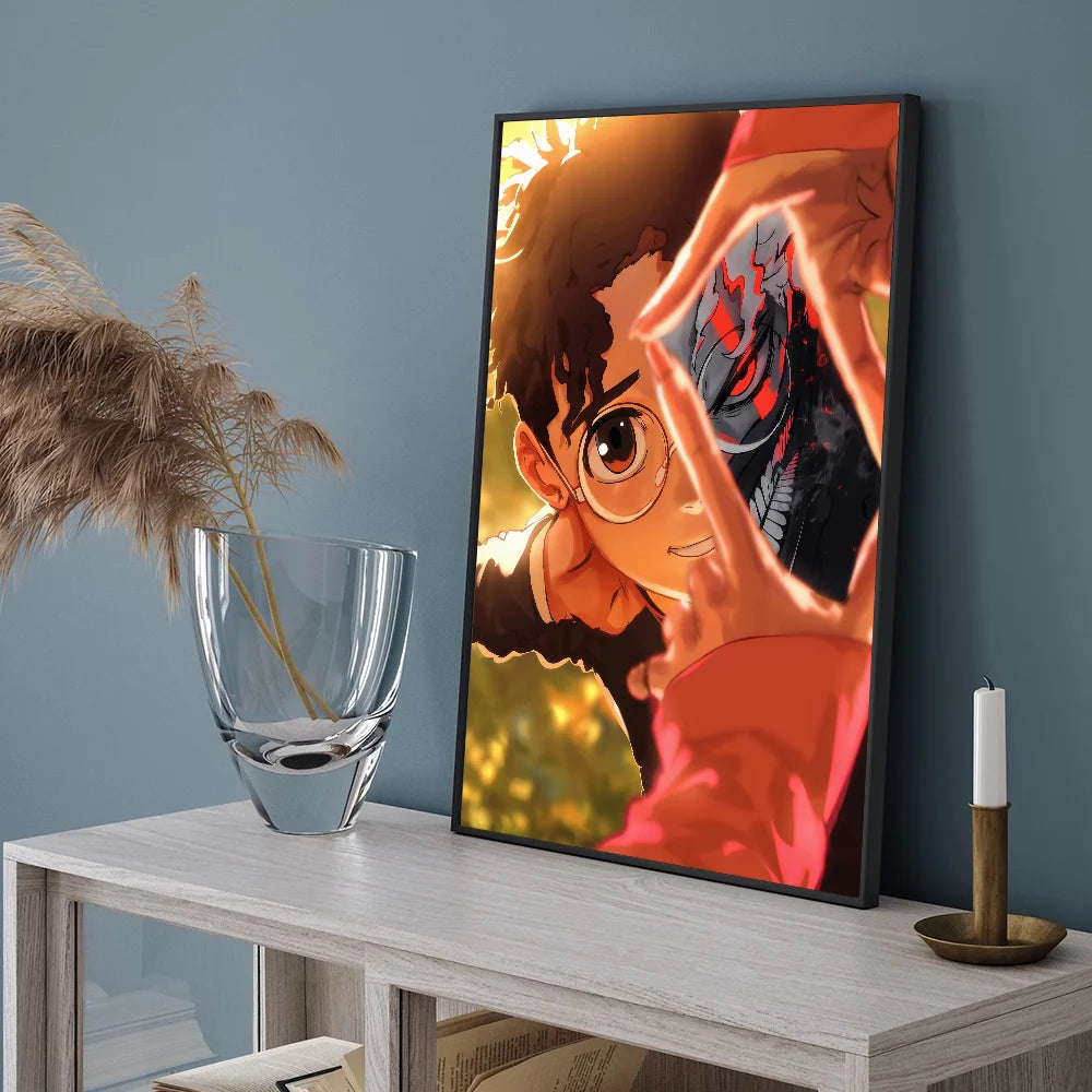 Dandadan Anime Poster Room Bar Cafe Decor Stickers Wall