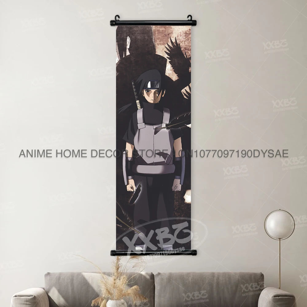 Naruto Posters Scroll Wall Decor Anime Hanging Nara Shikamaru Art Paintings Orochimaru