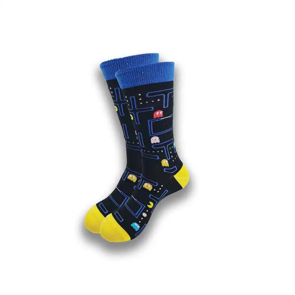 Cartoon-Langsocken – Fröhliche Anime-Crew-Socken mit coolen Street-Fashion-Designs