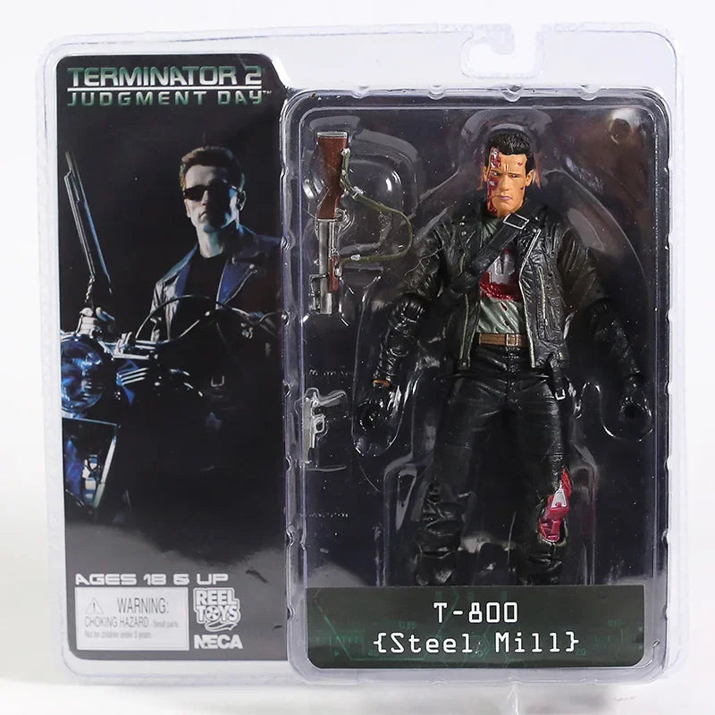 NECA Terminator 2 Arnold Schwarzenegger PVC Actionfigur Sammlermodell Spielzeug 7" 18cm