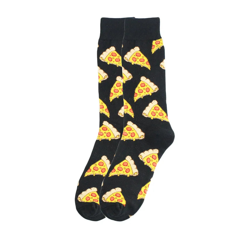 Stylische Baumwollsocken farbige Rollschuhsocken Haifischgeometrie