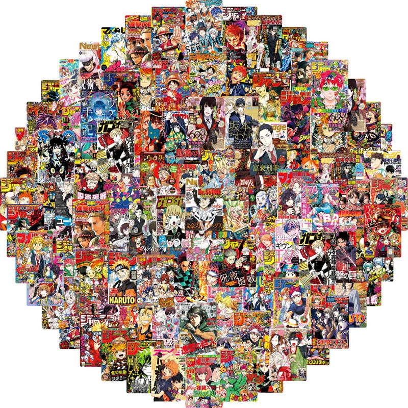 100Pcs Anime Poster Aufkleber ästhetische Graffiti Skateboard Home Poster dekorative