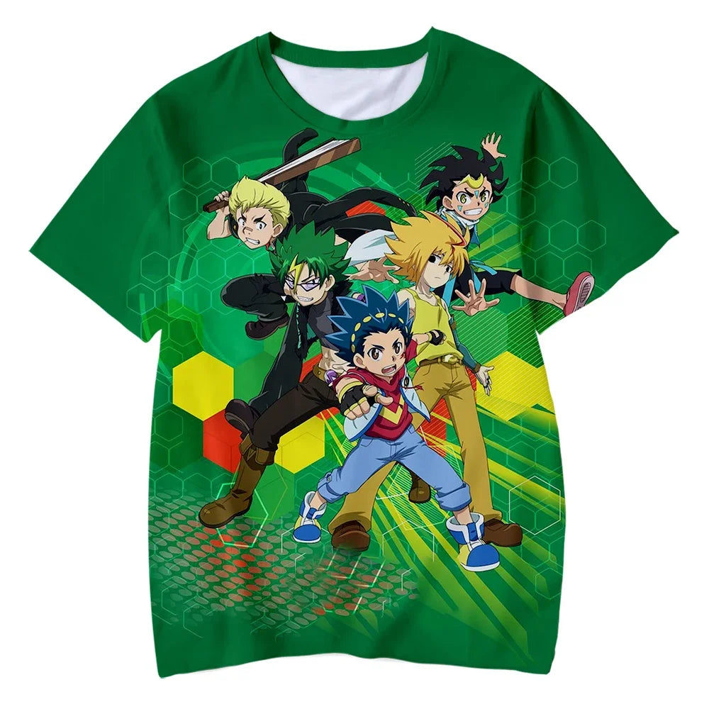 Oversized Beyblade Anime Tee