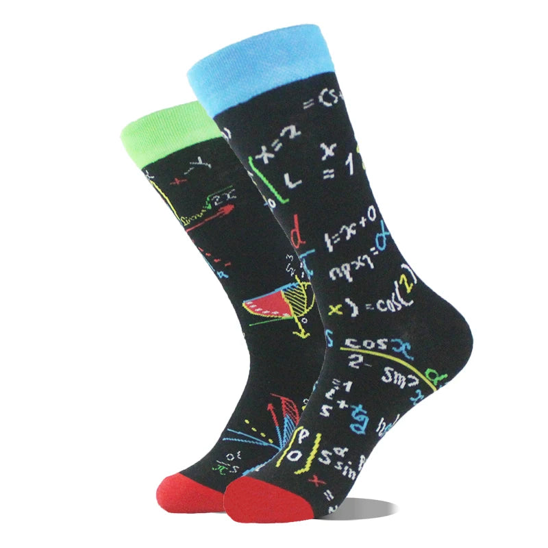 AB Happy Cotton Chaussettes amusantes Panda Duck Crazy Design Sokken