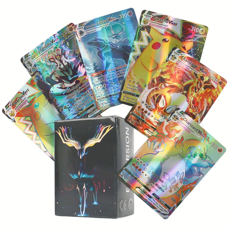 60/100 Stück Pokemon-Karten, alle neuen EX-Obsidian Flames-Booster-Boxen, inklusive Charizard, englische Version