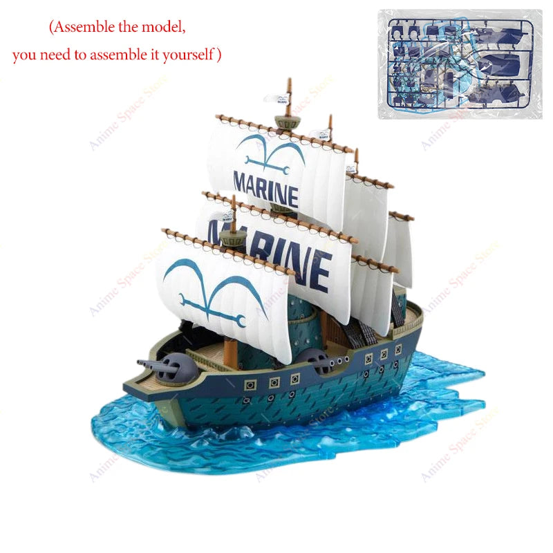 18cm Anime One Piece Figur Piratenschiff Spielzeug Actionfiguren