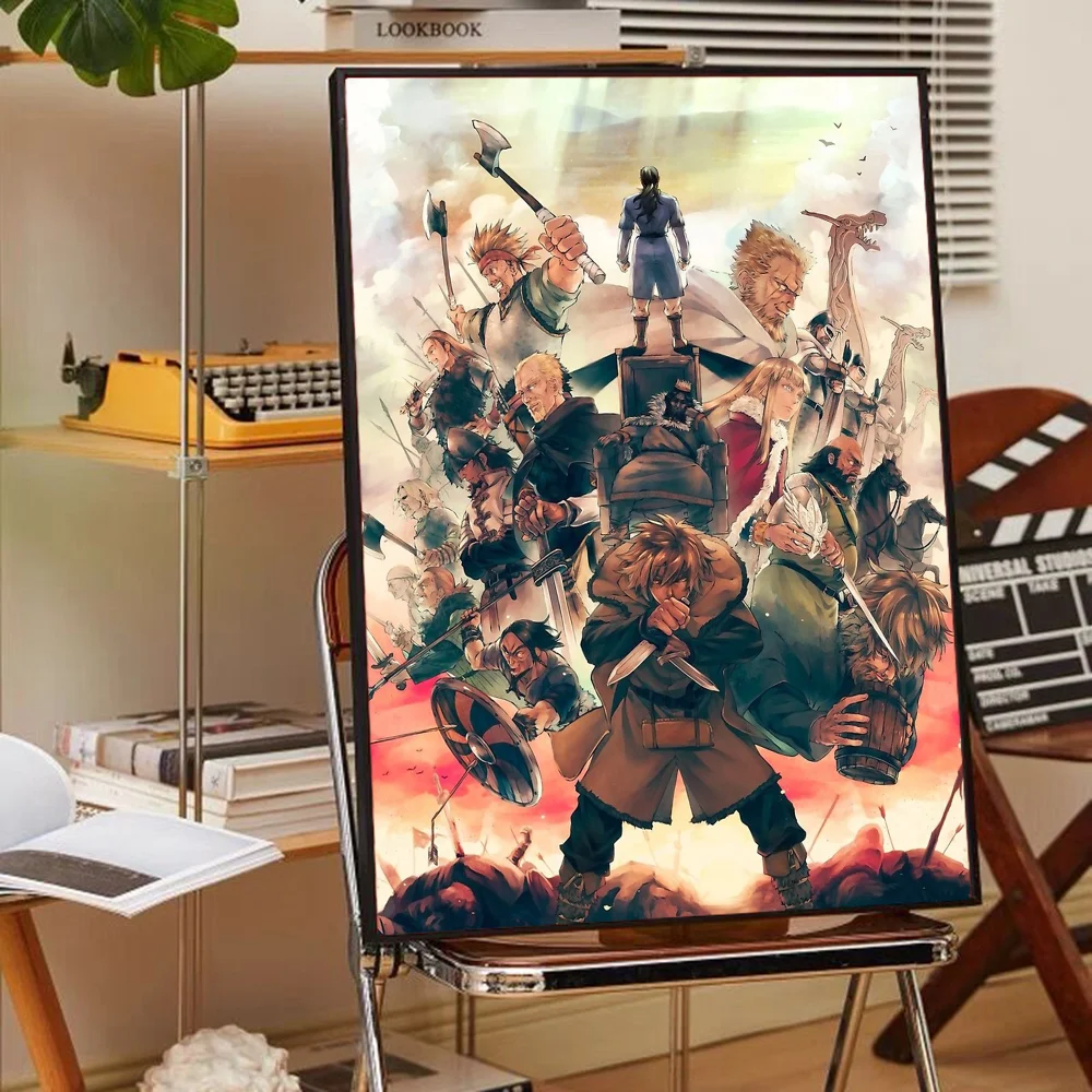 Vinland Saga Anime Manga DIY Sticky Poster Whitepaper Prints Posters