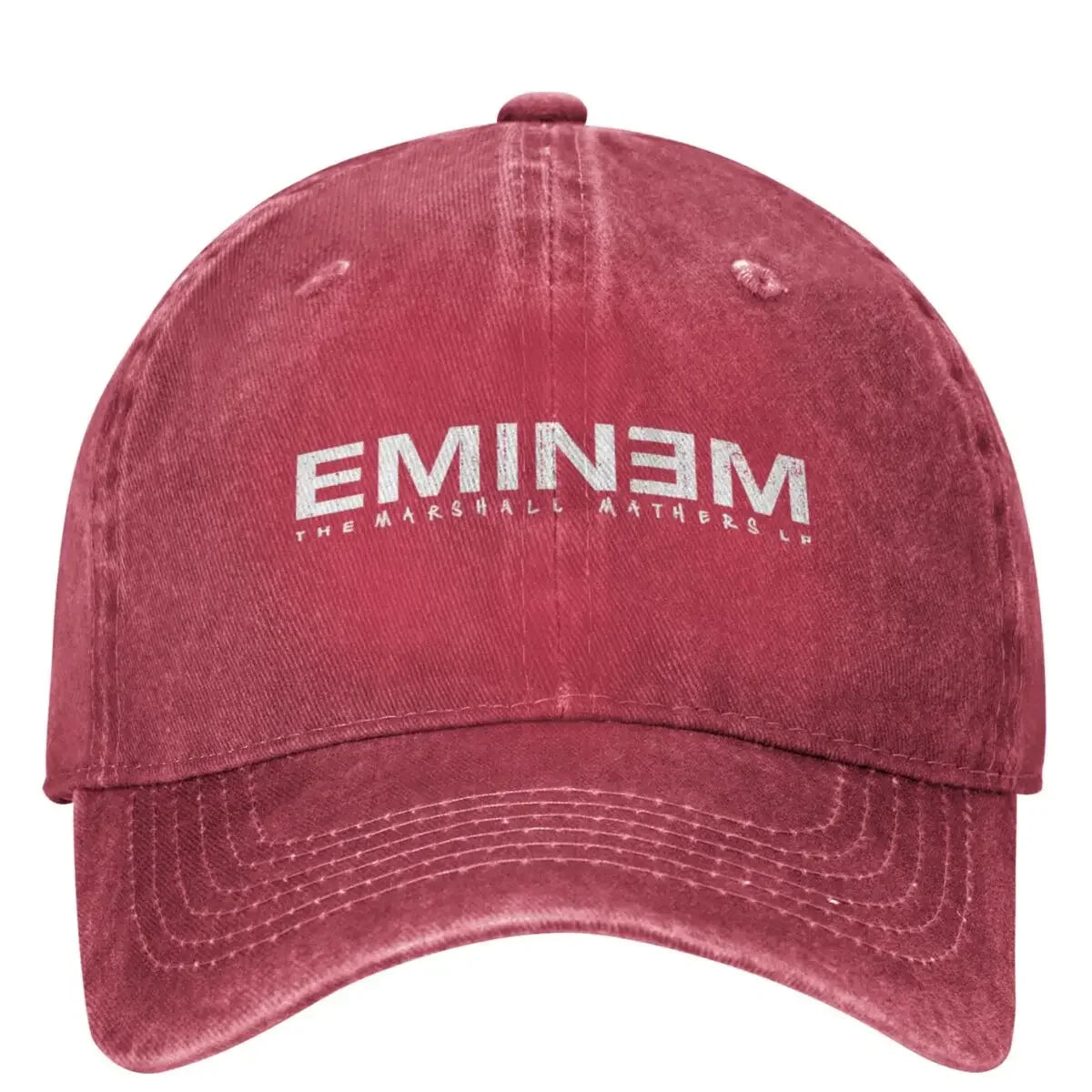 Vintage Eminem „Rap God“ Baseballmütze – Distressed verstellbare Hip Hop Mütze