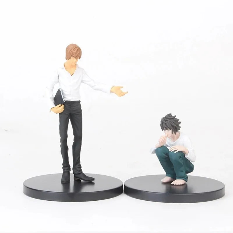 Figurine Death Note Yagami Light & Ryuk – Poupée modèle statique en PVC de 9 cm, MisaMisa Q Version à collectionner