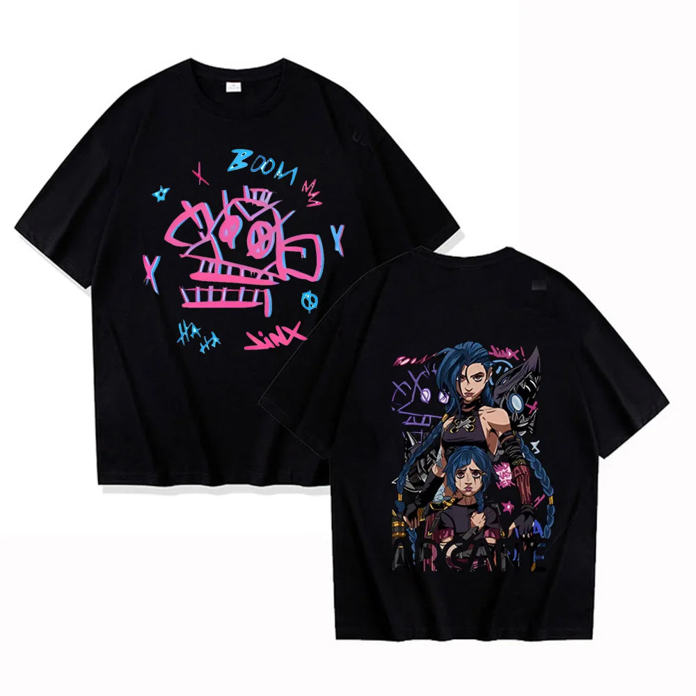 Jinx Arcane Cotton T-Shirt for Women & Men