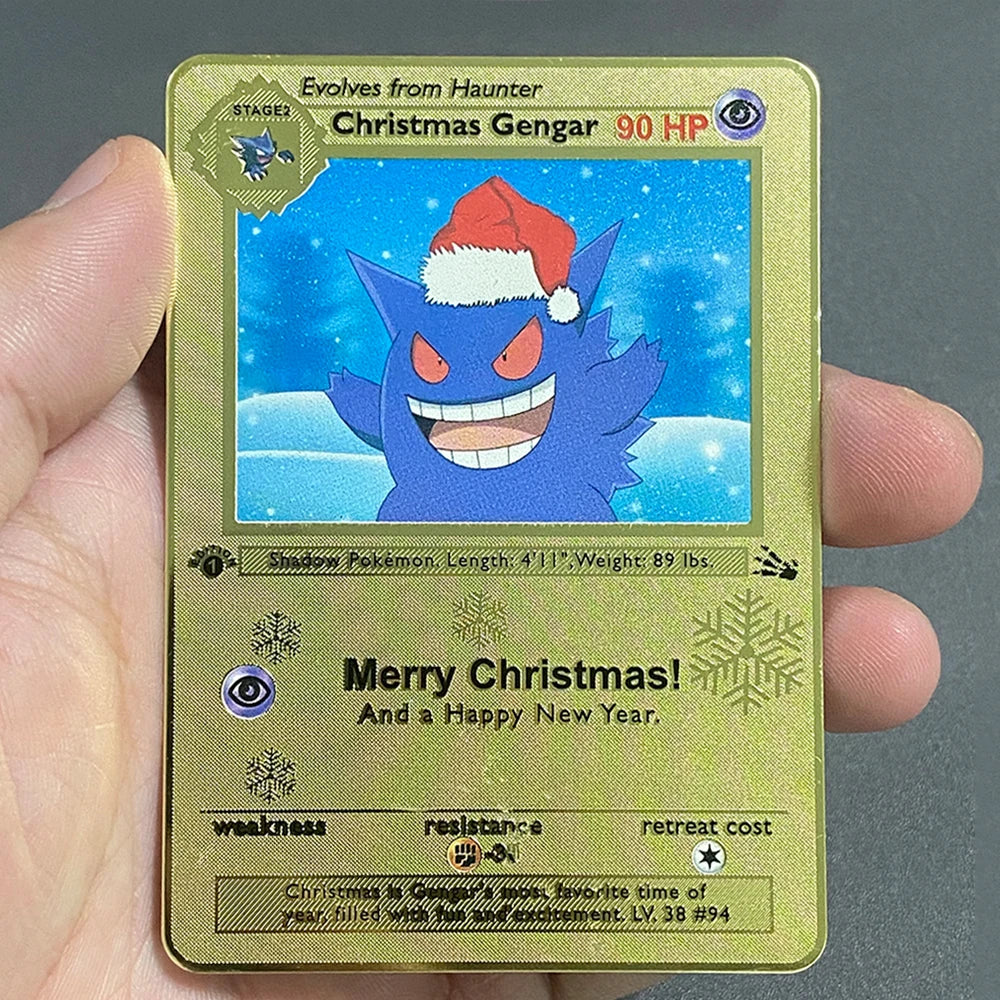 Pokemon Metall Karten Englisch Anime Pikachu Charizard Vmax GX V Buchstaben Spiel Sammlung Karte Kind