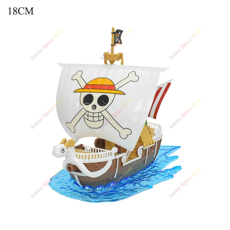 18cm Anime One Piece Figur Piratenschiff Spielzeug Actionfiguren