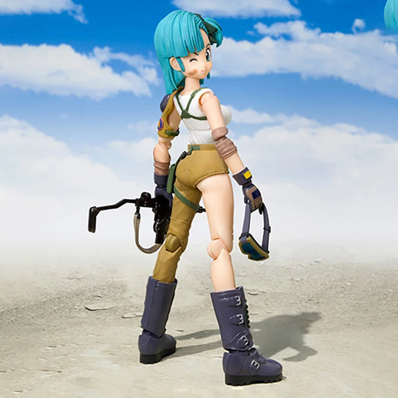 13,5 cm Anime Dragon Ball Figuren Bulma Goku Action Figur Bewegliche PVC Sammlung