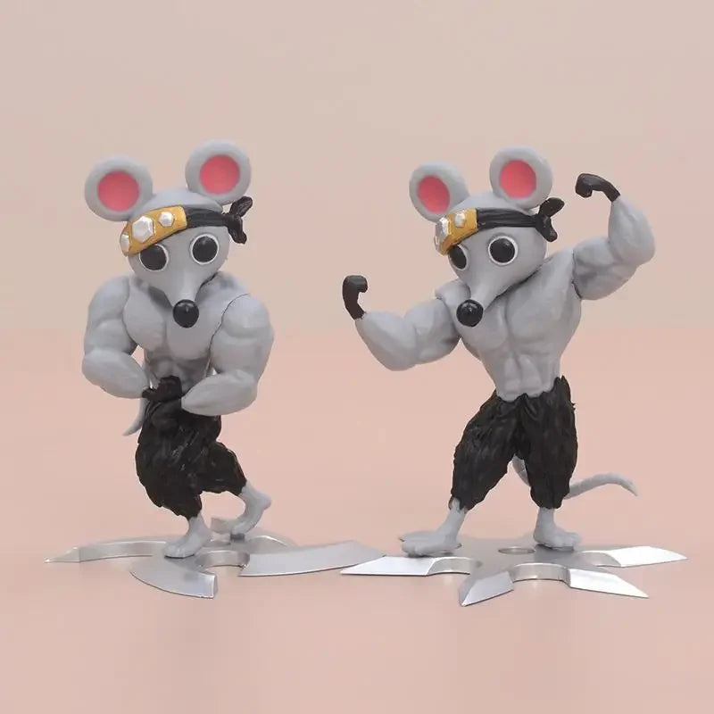 8 cm Tengen Uzui GK Muskelratte Anime Figur Giyu Tomioka/Rengoku Kyoujurou Action Figure Collection