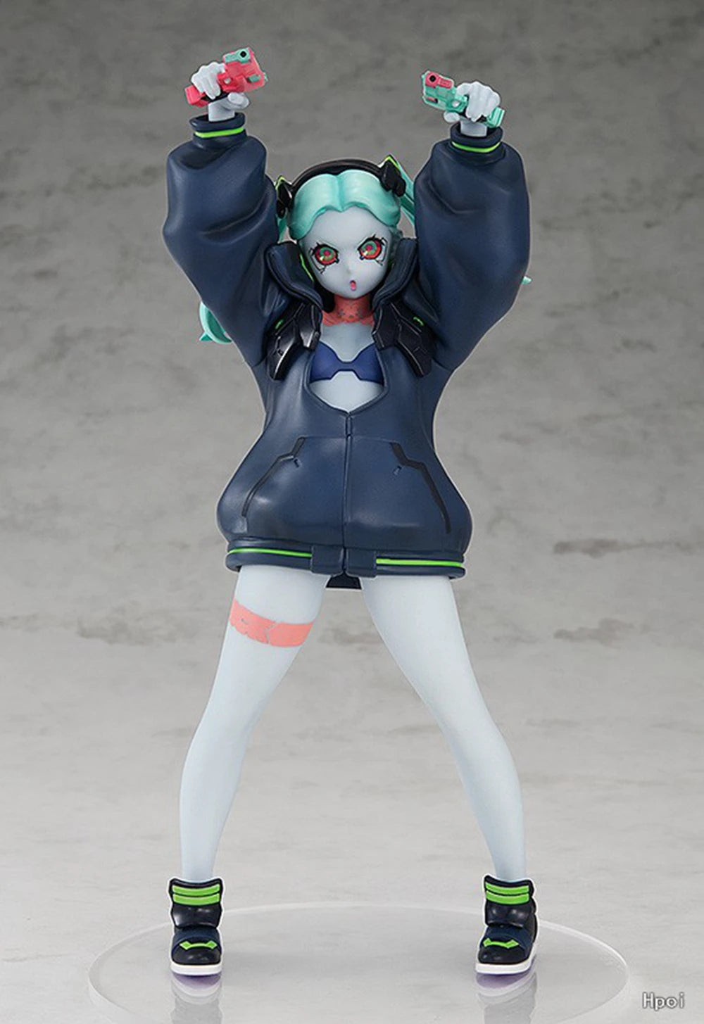 16 cm große Cyberpunk: Edgerunners Rebecca-Figur – stehendes Anime-Modell, Spielzeug und Sammlergeschenk