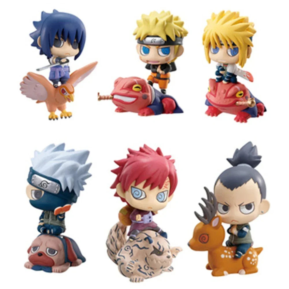 Naruto Shippuden Actionfiguren – Sasuke, Kakashi, Gaara PVC-Sammelstatue, Spielzeuggeschenk