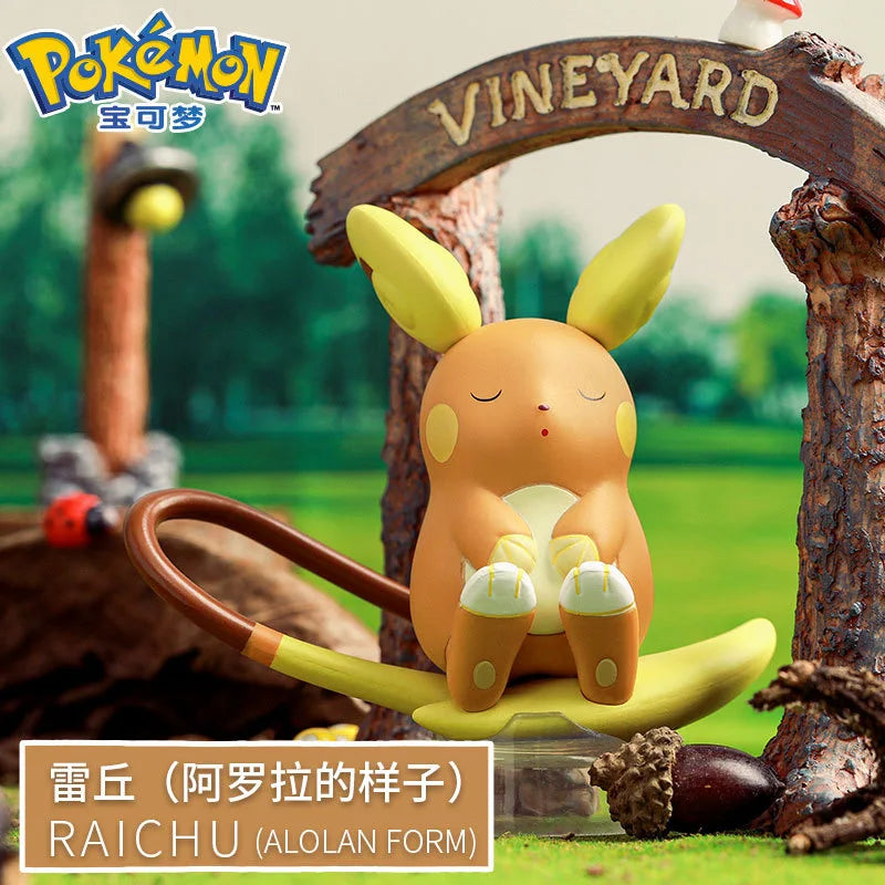 Niedliches Pokémon-Figuren-Set – Pikachu, Pichu, Mimikyu, Alola Raichu, Togedemaru, PVC-Spielzeug, Geschenk