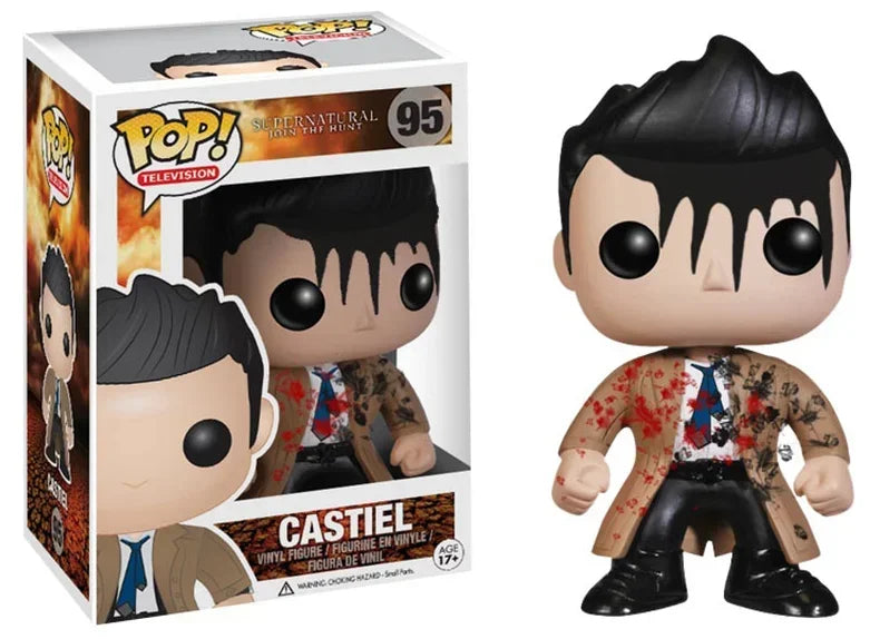 Funko POP TV Supernatural Figures - Sam, Dean, Castiel & Crowley | Hot Topic Exclusive Vinyl Collectibles