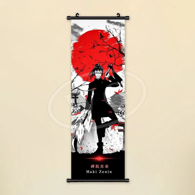 Anime J-Jujutsu Kaisen Character Gojo Satoru Room Home Decoration Painting Decor