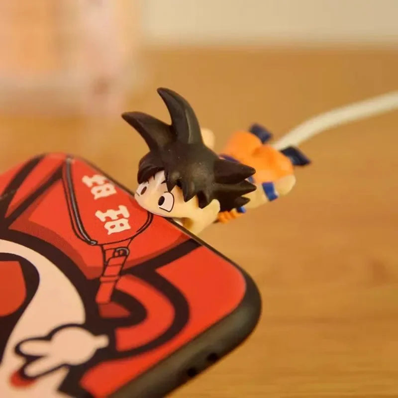 Housse de protection pour câble de données Dragon Ball Son Goku – Protecteur de câble de chargement USB et cadeau de personnage d'anime