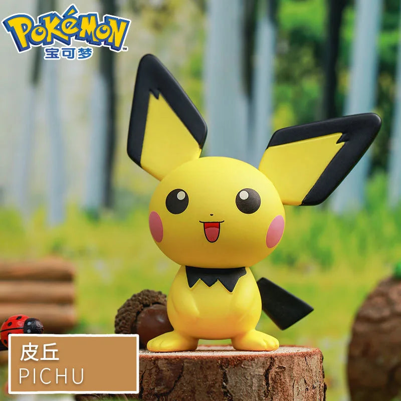 Niedliches Pokémon-Figuren-Set – Pikachu, Pichu, Mimikyu, Alola Raichu, Togedemaru, PVC-Spielzeug, Geschenk