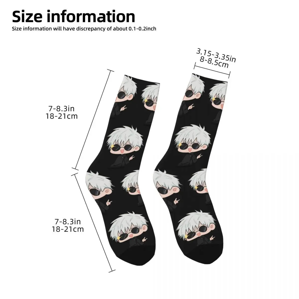 Chaussettes Gojo Satoru Jujutsu Kaisen