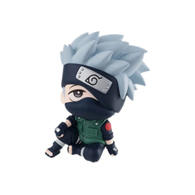 9 CM Anime Naruto Charaktere Uzumaki Naruto Kakashi Uchiha Sasuke Itachi Niedliche Spielzeuge Q Version Figuren Auto Dekoration Modell Geschenk
