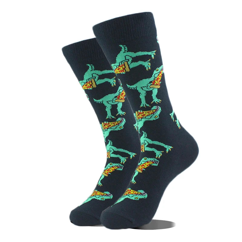 AB Happy Cotton Chaussettes amusantes Panda Duck Crazy Design Sokken