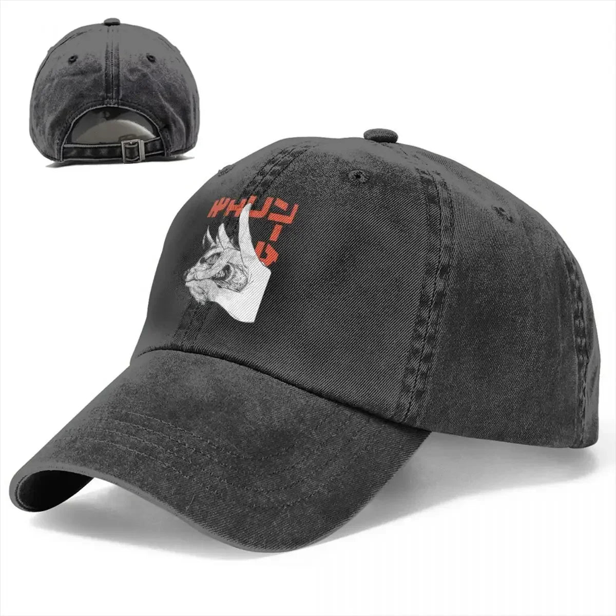 Casquette de baseball Chainsaw Man Anime Multicolor Fox Devil - Chapeau de cowboy unisexe, protection de visière personnalisée