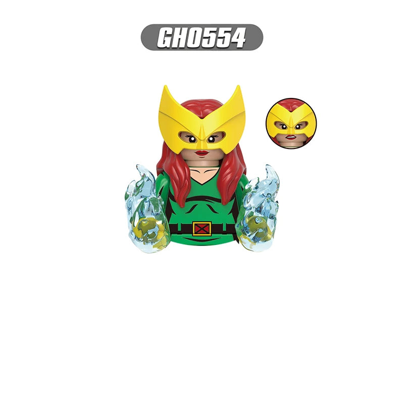 Marvel Mini Blocks – Doctor Doom, Cable und Mr. Sinister Actionfiguren, Bauspielzeugset für Kinder und Partygeschenke