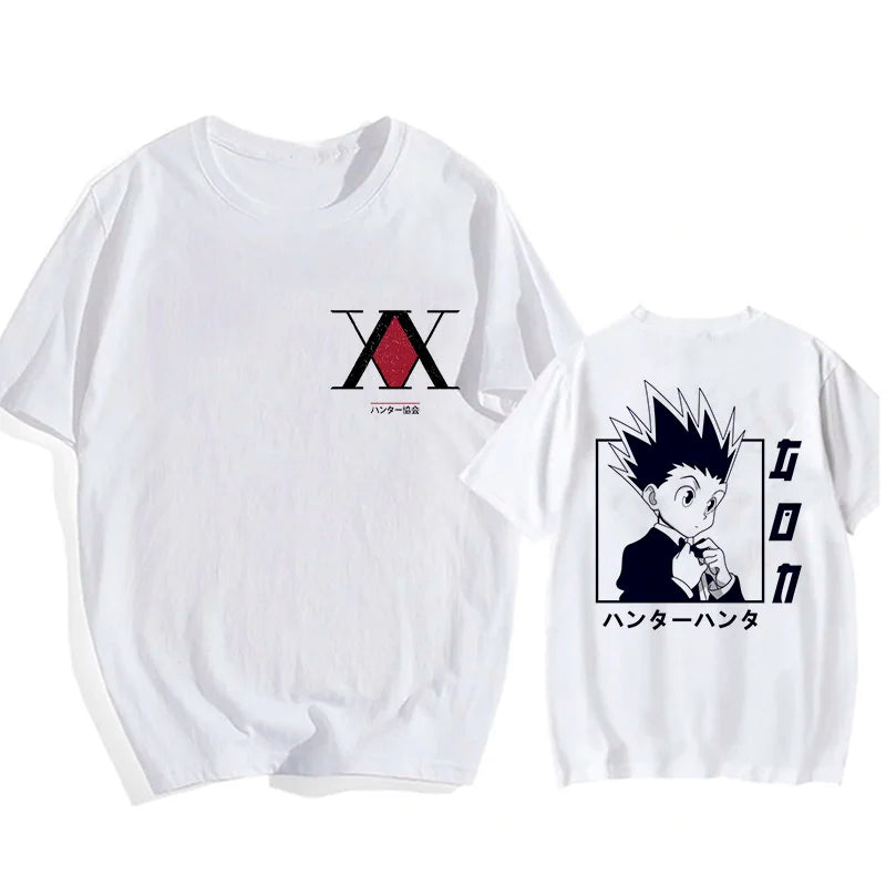 Kawaii Hisoka & Killua T-Shirt Hunter X Hunter Devil Eye Cartoon Anime Tee