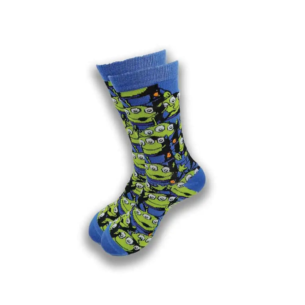 Lustige Socken mit Cartoon-Anime-Motiv – Hip-Hop-Aufdruck, originelle und bequeme Unisex-Skateboard-Crew-Socken