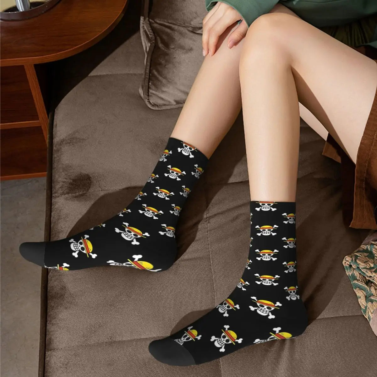 One Piece Anime Socken – Lustige Luffy Polyesterstrümpfe