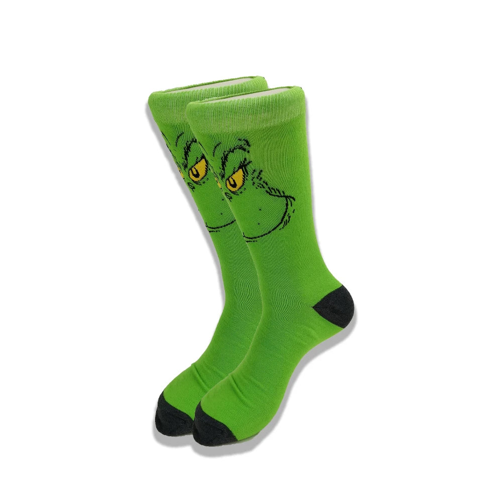 Neue lustige Cartoon-Anime-Socken – 200-Nadel-Baumwolle, atmungsaktiver Hip-Hop-Stil für Männer und Frauen