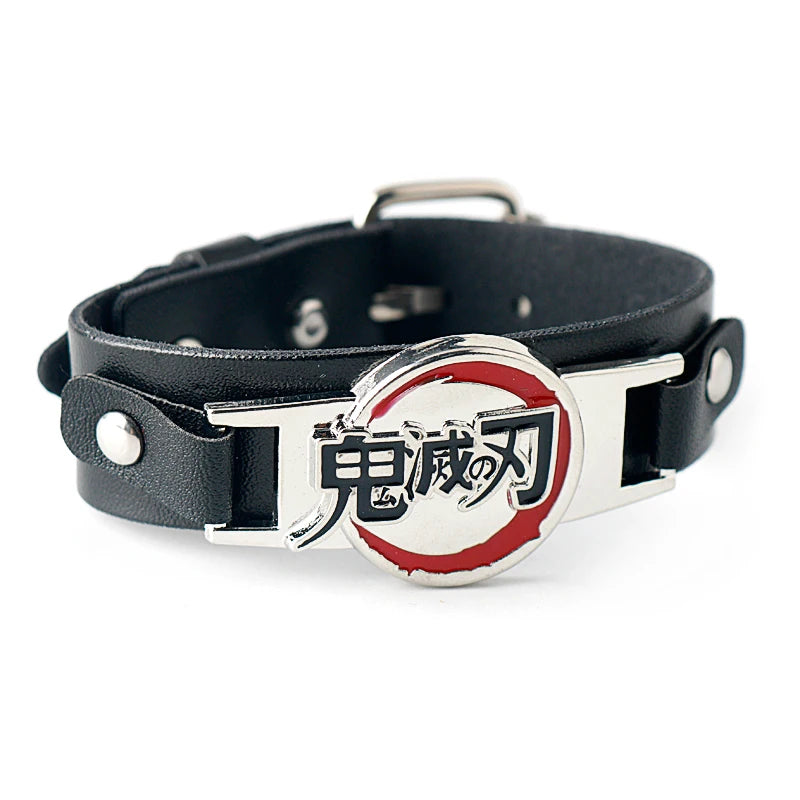 Attack on Titan Lederarmband – Wings of Liberty Armband mit Gürtelschnalle, Anime Schmuck