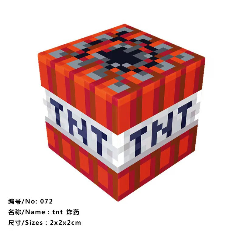 MineCraftion Dungeons DIY-Karte und TNT-Figuren – Kreatives Spielzeugset für Kinder