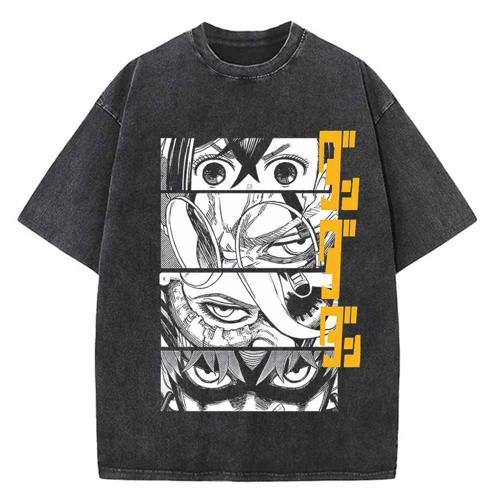 Dandadan Okarun Anime T-Shirt – Aesthetic Fashion Cotton Tee for Men