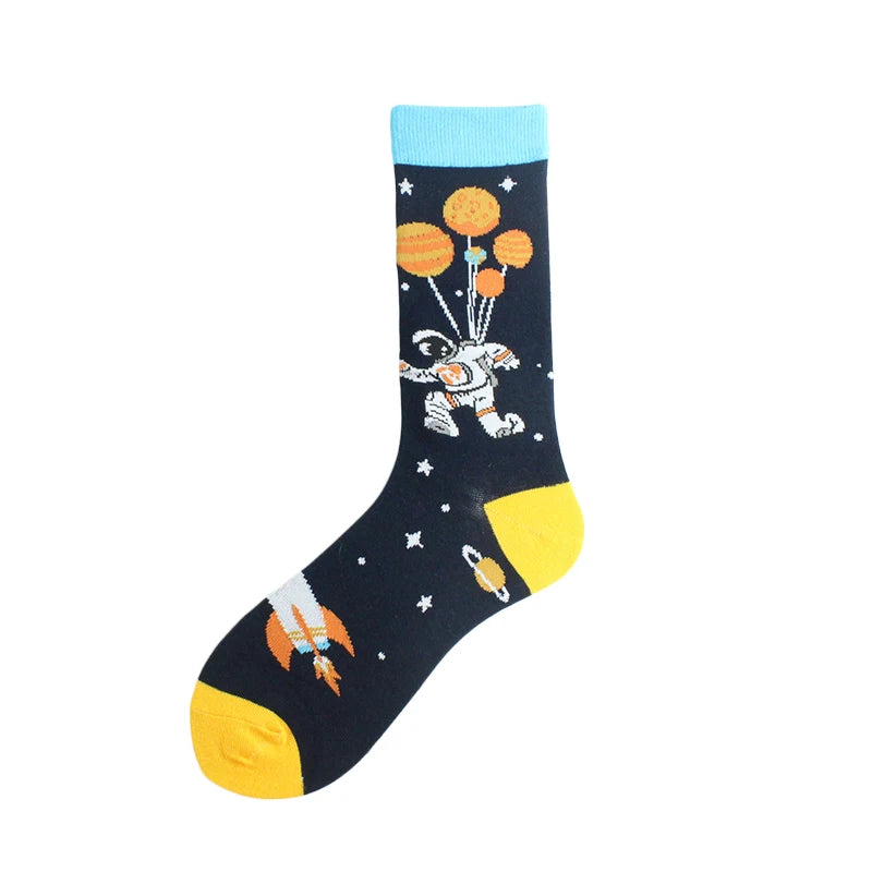 Happy Design Lustige Socken Schaf Bier Dinosaurier Muster