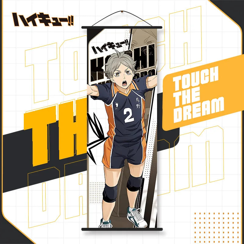 Haikyuu!! Hanging Posters Tobio Kageyama Wall Paintings Anime